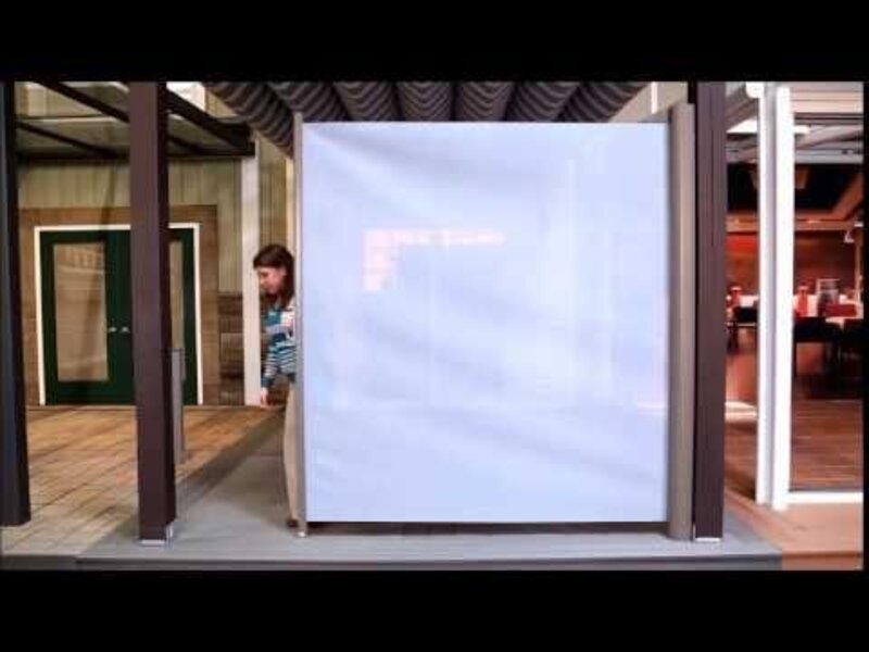 Aristocrat horizontal window solar shades over a porch — view 3